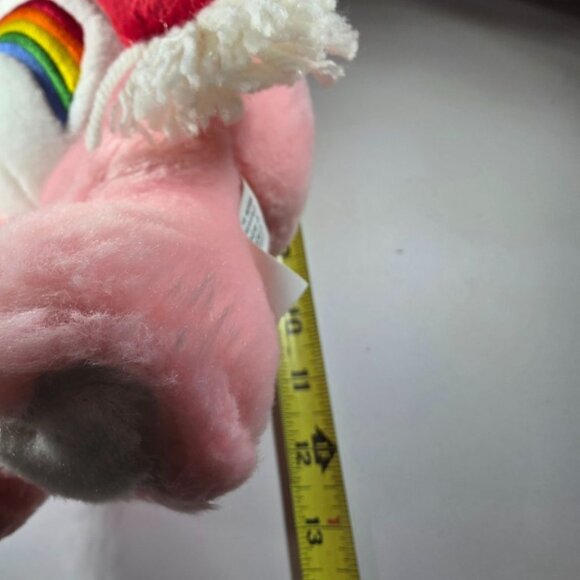 Care Bears Cheer Bear Plush Toy 20th Anniversary Holiday Edition Santa Hat Scarf - Picture 9 of 9